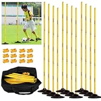 【新品未使用】日本企業の商品！アジリティポール6本　自主練　サッカー　バスケット 新品未使用】日本企業の商品！アジリティポール6本 自主練